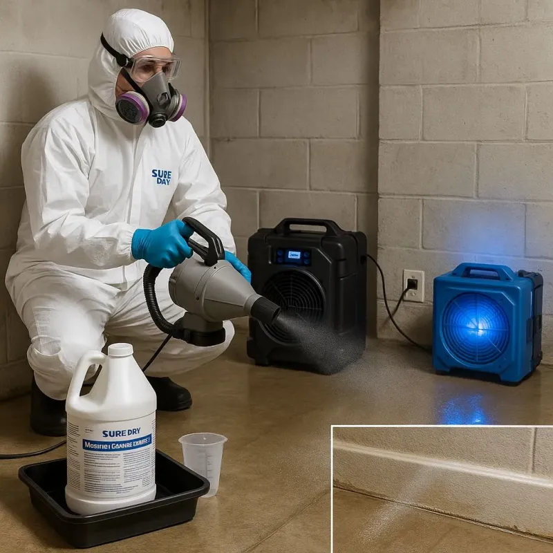 Sanitization and Odor Removal process in Countryside, VA
